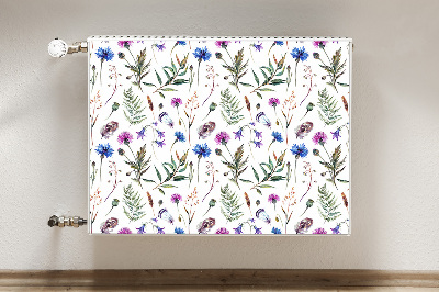 Cobertura magnética para radiador Flores do prado