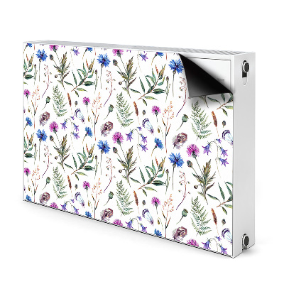 Cobertura magnética para radiador Flores do prado