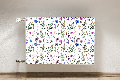 Cobertura magnética para radiador Flores do prado