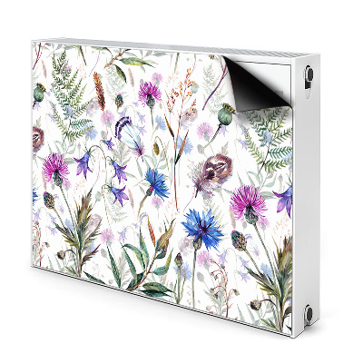 Cobertura magnética para radiador Flores silvestres