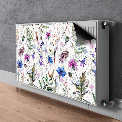Cobertura magnética para radiador Flores silvestres