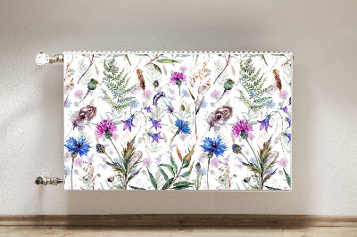 Cobertura magnética para radiador Flores silvestres