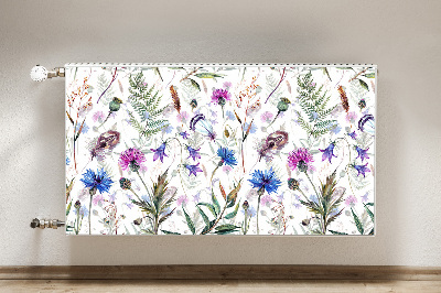 Cobertura magnética para radiador Flores silvestres