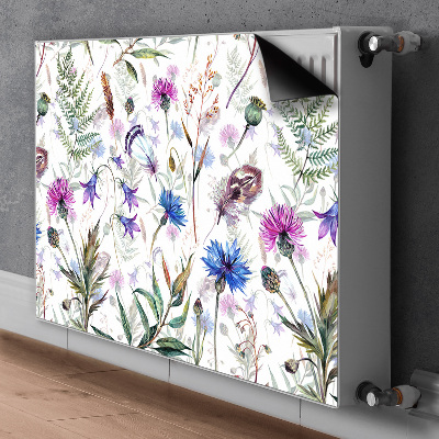 Cobertura magnética para radiador Flores silvestres