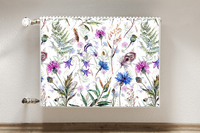 Cobertura magnética para radiador Flores silvestres