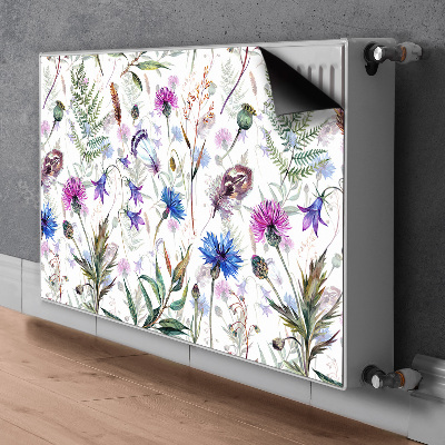 Cobertura magnética para radiador Flores silvestres