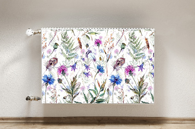 Cobertura magnética para radiador Flores silvestres