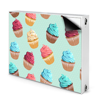 Capa magnética para radiador Cupcakes de muffin