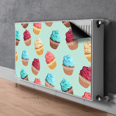 Capa magnética para radiador Cupcakes de muffin