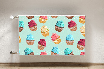 Capa magnética para radiador Cupcakes de muffin