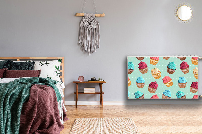 Capa magnética para radiador Cupcakes de muffin