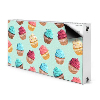 Capa magnética para radiador Cupcakes de muffin