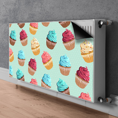 Capa magnética para radiador Cupcakes de muffin