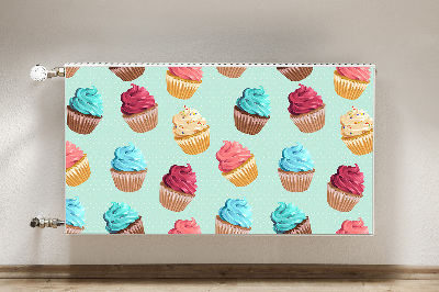 Capa magnética para radiador Cupcakes de muffin