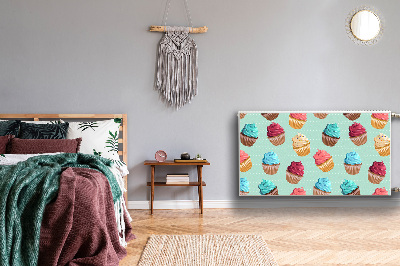 Capa magnética para radiador Cupcakes de muffin