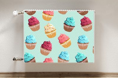 Capa magnética para radiador Cupcakes de muffin
