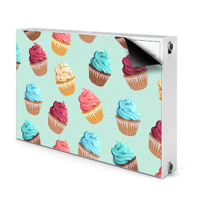 Capa magnética para radiador Cupcakes de muffin
