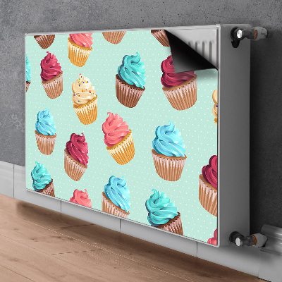 Capa magnética para radiador Cupcakes de muffin