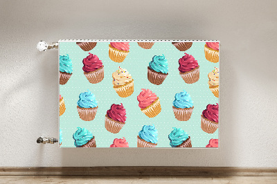 Capa magnética para radiador Cupcakes de muffin