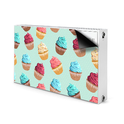Capa magnética para radiador Cupcakes de muffin