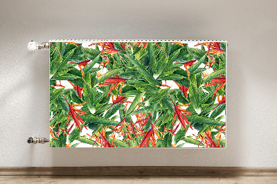 Capa magnética para radiador Flores exóticas