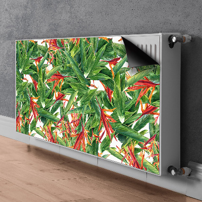 Capa magnética para radiador Flores exóticas