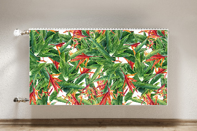 Capa magnética para radiador Flores exóticas