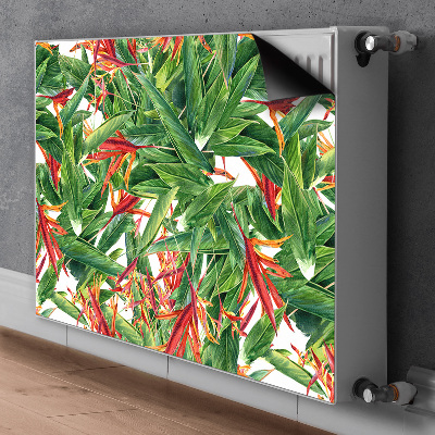 Capa magnética para radiador Flores exóticas