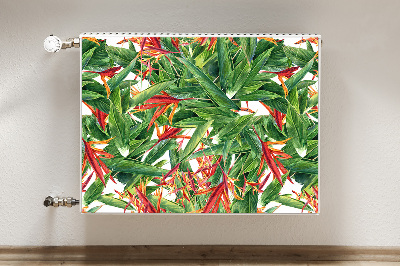 Capa magnética para radiador Flores exóticas