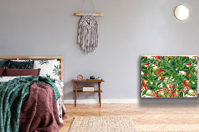 Capa magnética para radiador Flores exóticas