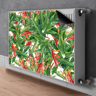 Capa magnética para radiador Flores exóticas