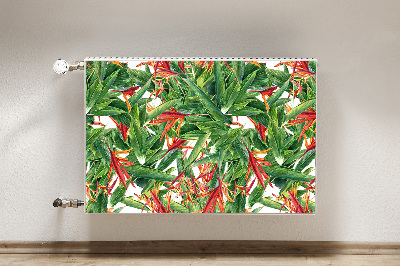 Capa magnética para radiador Flores exóticas