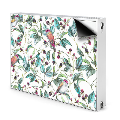 Capa magnética para radiador Pássaros em um galho