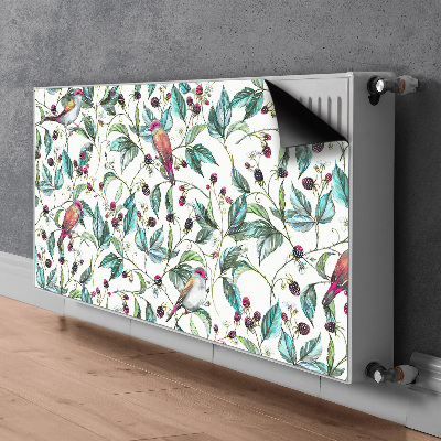Capa magnética para radiador Pássaros em um galho