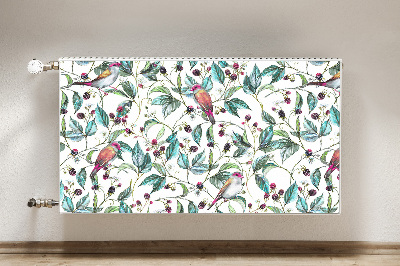 Capa magnética para radiador Pássaros em um galho