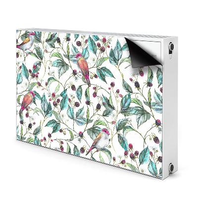 Capa magnética para radiador Pássaros em um galho