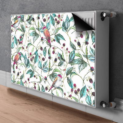 Capa magnética para radiador Pássaros em um galho