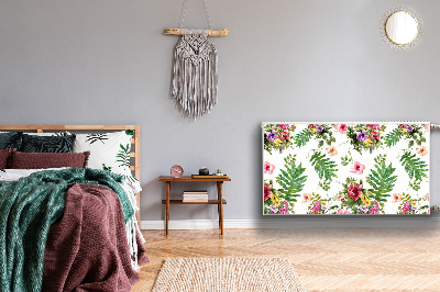Cobertura magnética para radiador Folhas e flores