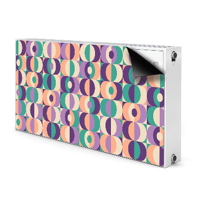 Capa magnética para radiador Quadrados e círculos