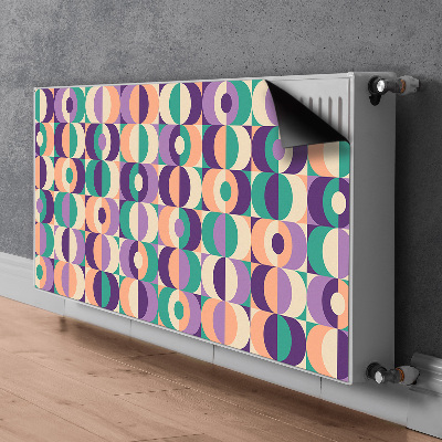 Capa magnética para radiador Quadrados e círculos