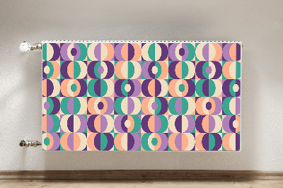 Capa magnética para radiador Quadrados e círculos