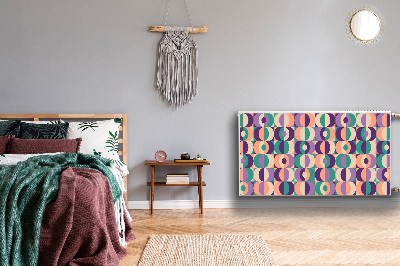 Capa magnética para radiador Quadrados e círculos