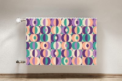 Capa magnética para radiador Quadrados e círculos