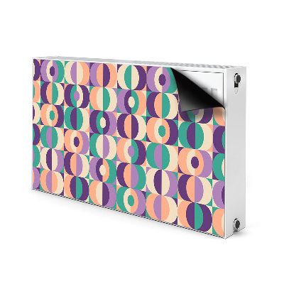 Capa magnética para radiador Quadrados e círculos