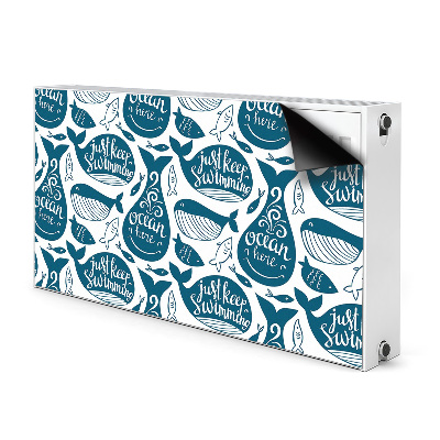 Cobertura magnética para radiador Baleias