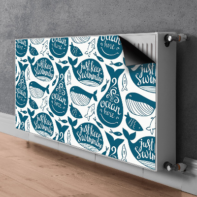 Cobertura magnética para radiador Baleias