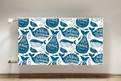 Cobertura magnética para radiador Baleias