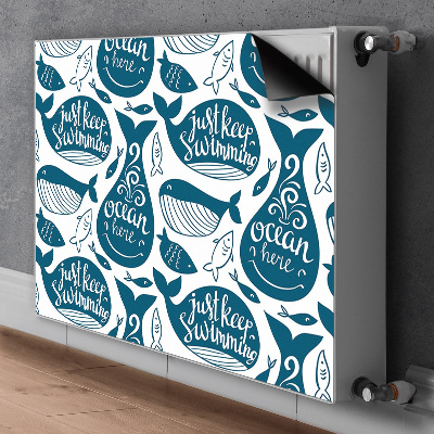 Cobertura magnética para radiador Baleias