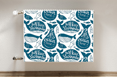 Cobertura magnética para radiador Baleias