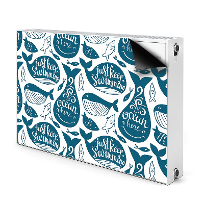 Cobertura magnética para radiador Baleias